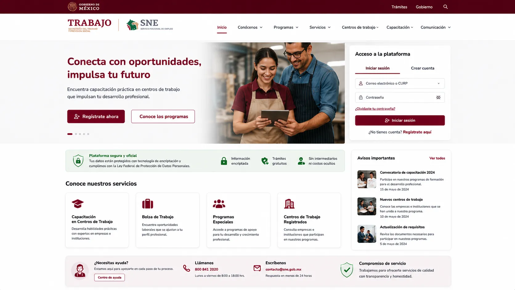 Ingresar al portal verificado de JCF