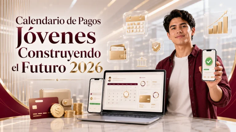 Calendario de Pagos Jóvenes Construyendo el Futuro 2026