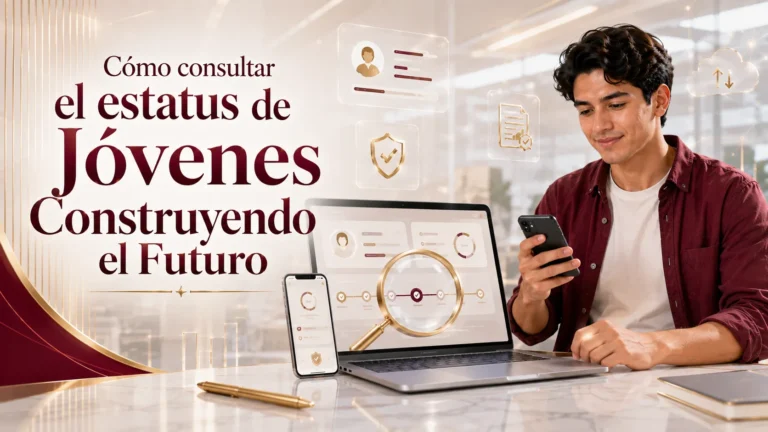 Cómo consultar el estatus de Jóvenes Construyendo el Futuro