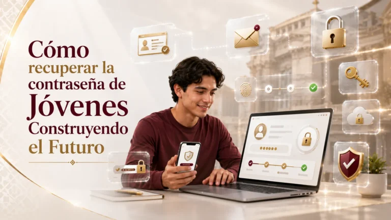 Cómo recuperar la contraseña de Jóvenes Construyendo el Futuro