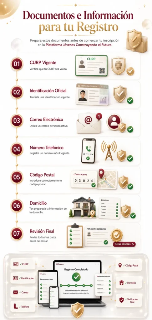 Documentos e información que debes tener preparados