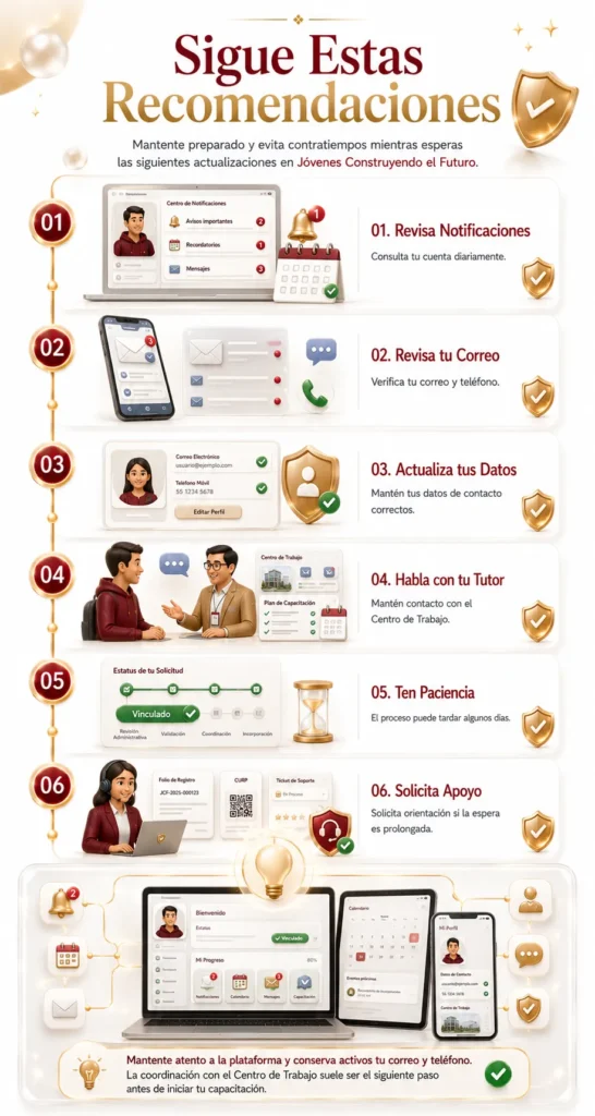 Sigue estas recomendacionesl 